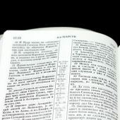 Библия каноническая (переплет из иск. кожи; рисунок обложки: триколор; на молнии)